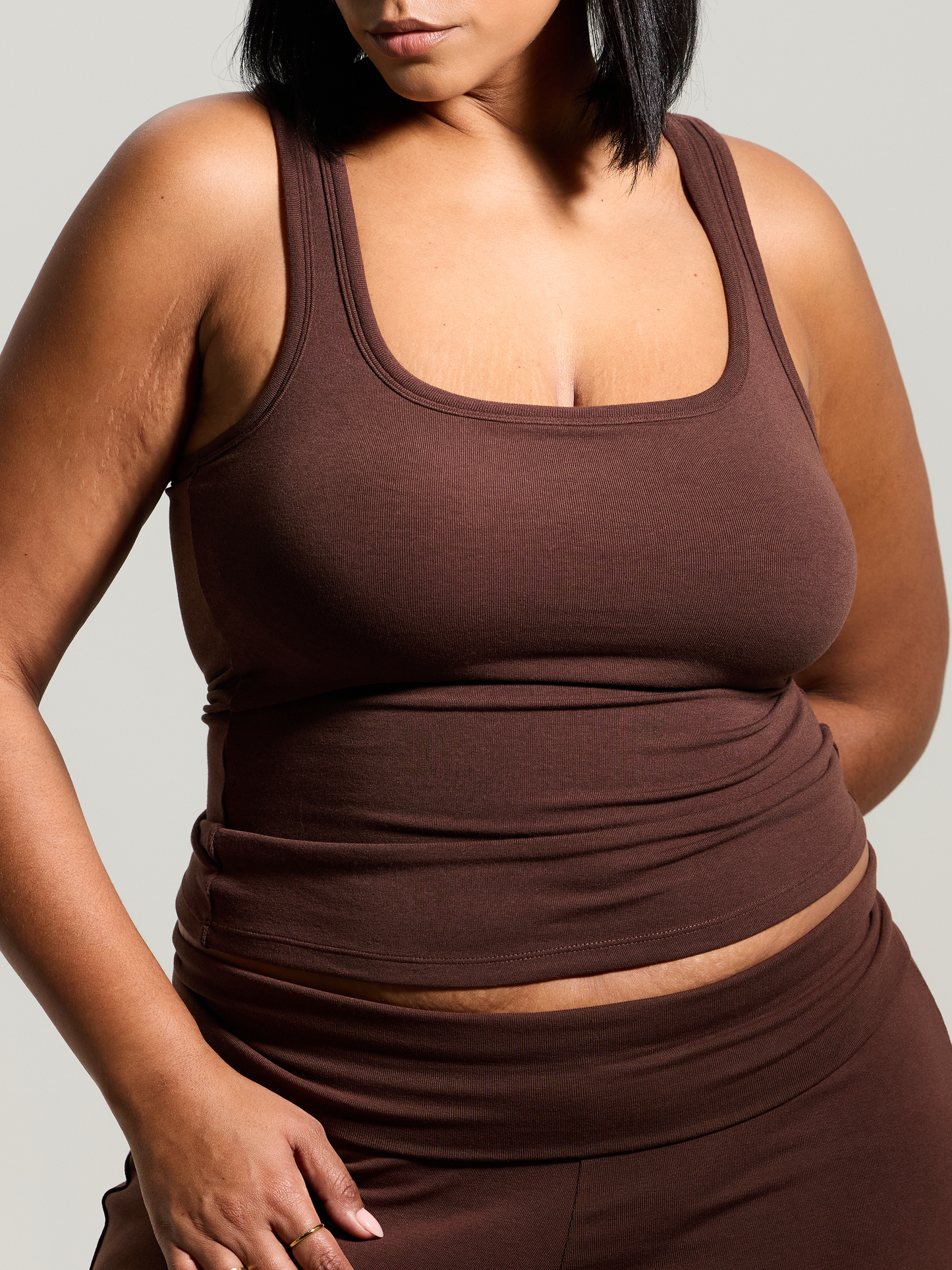 Scoop Neck Tank Full Length